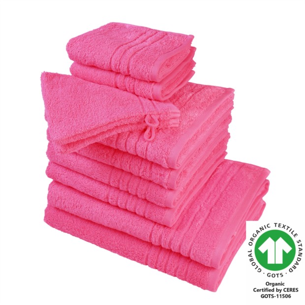 Organic feeling Badfrottier rosenpink 756
