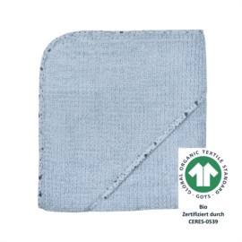 At home stahlblau Kapuzen-Bt. 80 x 80 cm