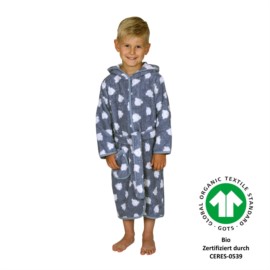 Jac. Teddy blau Bademantel Gr��e 92-140