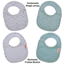 Sterne eisblau-hellgrau Druckknopflatz 22x29 cm 2e