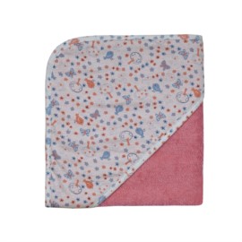 Vogel koralle Kapuzen-Bt. 80 x 80 cm