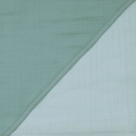 Musselin Uni mint-eisblau