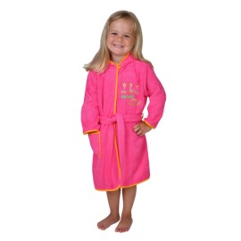 Give me 3 pink Bademantel Gr. 98/104