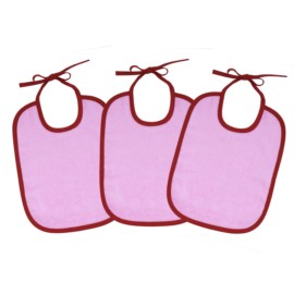 L�tzchen 3er Set rosa-burgunder