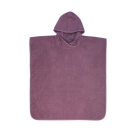 Uni mauve Bade-Poncho Gr��e 80/75