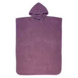 Uni mauve Bade-Poncho Gr��e 100/80
