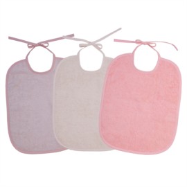 Bindel�tzchen 3er Pack rosa/greige 32x40 cm