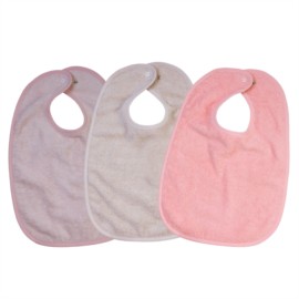Riesenlatz mit Druckknopf 3er Pack rosa/greige 30x