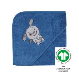 Hund rauchblau Kapuzen-Bt. Gr��e 80/80