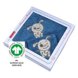 Hund rauchblau KBT (80x80 cm) +WHS in GK