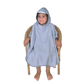 Esel hellgrau Bade-Poncho Gr��e 60/75