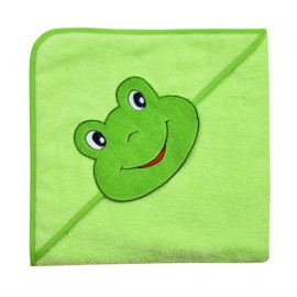 Frosch limone Kapuzen-Bt. Gr��e 100x100 cm