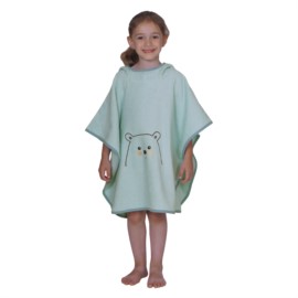 Eisb�r mint Bade-Poncho Gr��e 60x75 cm
