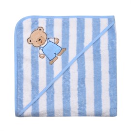 Teddy Ringel hellblau Kapuzen-Bt. Gr��e 100/100