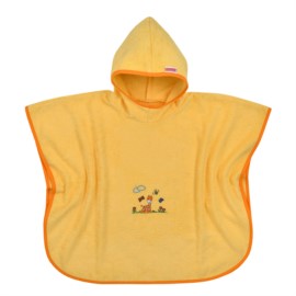 Giraffe gelb Bade-Poncho Gr��e 60x75 cm