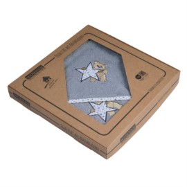 Teddy/Stern grau KBT (80x80 cm) +WHS in GK