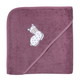 Lama mauve Kapuzen-Bt. Gr��e 100/100