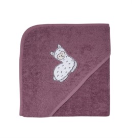 Lama mauve Kapuzen-Bt. Gr��e 80/80