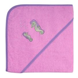 Seepferdchen hellflieder Kapuzen-Bt. Gr��e 100x100