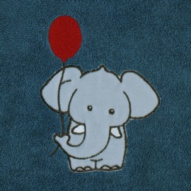 Elefant dunkelblau