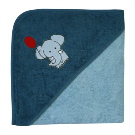Elefant stahl-dunkelblau Kapuzen-Bt.  100/100
