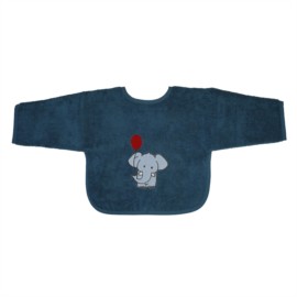 Elefant dunkelblau �rmell�tzchen mit Druckknopf 