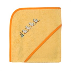 Entchen gelb Kapuzen-Bt. Gr��e 100x100 cm