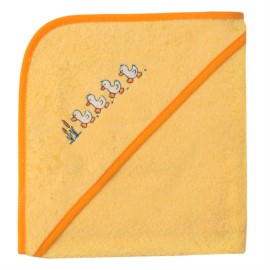 Entchen gelb Kapuzen-Bt. Gr��e 80x80 cm