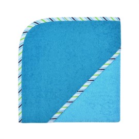 Uni aqua-petrol Kapuzen-Bt. Gr��e 80x80 cm