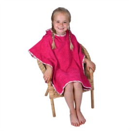 Uni beere Bade-Poncho Gr��e 60x75 cm