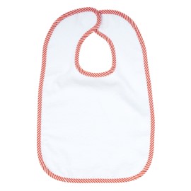 weiss-Streifen rot Riesen-Klettlatz Gr��e 30x45 cm