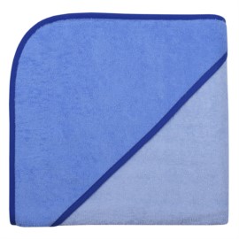 Uni sky/ciel Kapuzen-Badetuch 140 x 140 cm