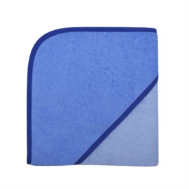 Uni sky/ciel Kapuzen-Badetuch 80 x 80 cm