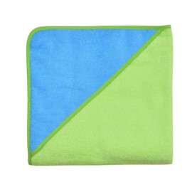 Uni limone/ozean Riesen-Kapuzen-Badetuch 140/140