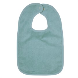 Uni eisblau Riesen-Latz mit Druckknopf Gr 30x45 cm