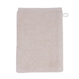 Uni greige Waschhandschuh Gr��e 15/21