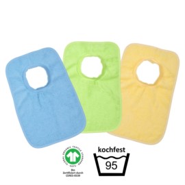 GOTS kochfest blau Riesen-Schlupflatz 3er Pack 