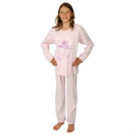 Md. Single-Schlafanzug St. Lucia ros� Gr.116-152