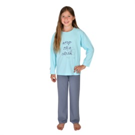 Md. Single-Schlafanzug Stop mint Gr��e 116-152