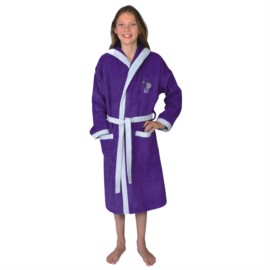 M�dchen-Bademantel College lila Gr��e 104