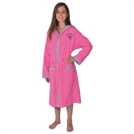 M�dchen-Bademantel Water lily orchidee Gr��e 128