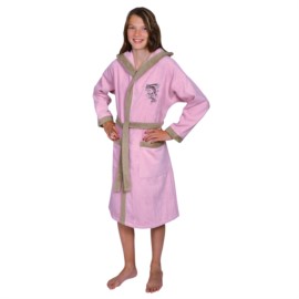 M�dchen-Bademantel Angel altrosa Gr��e 116-140