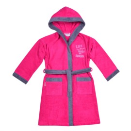 M�dchen-Bademantel Life beere Gr��e 128-176