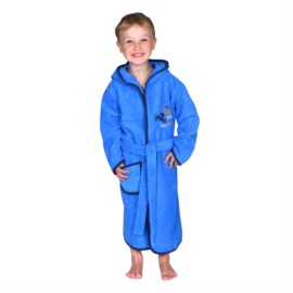 Kn. Bademantel Motorradfahrer royal Gr��e 104