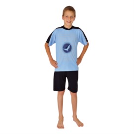 Kn. Shorty 2-tlg. Fledermaus hellblau Gr��e 116