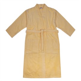 Da./He. Bademantel Kimono vanille Gr��e S-XL