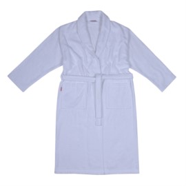 Da./He. Bademantel Schalkragen weiss Gr��e S-XXL