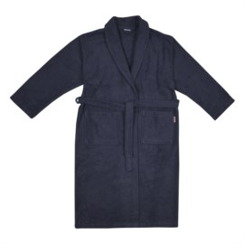 Da./He. Bademantel Schalkragen anthrazit Gr.S-XXL 