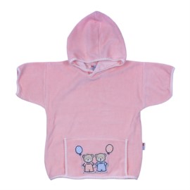 Teddykinder ros� Kapuzen-Jacke Gr. 98/104