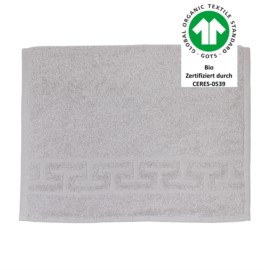 Jacquard M GOTS chrom G�stetuch 30/50 cm